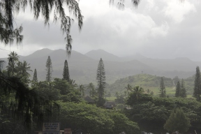 An ethereal mist had settled over the Keanae Peninsula.